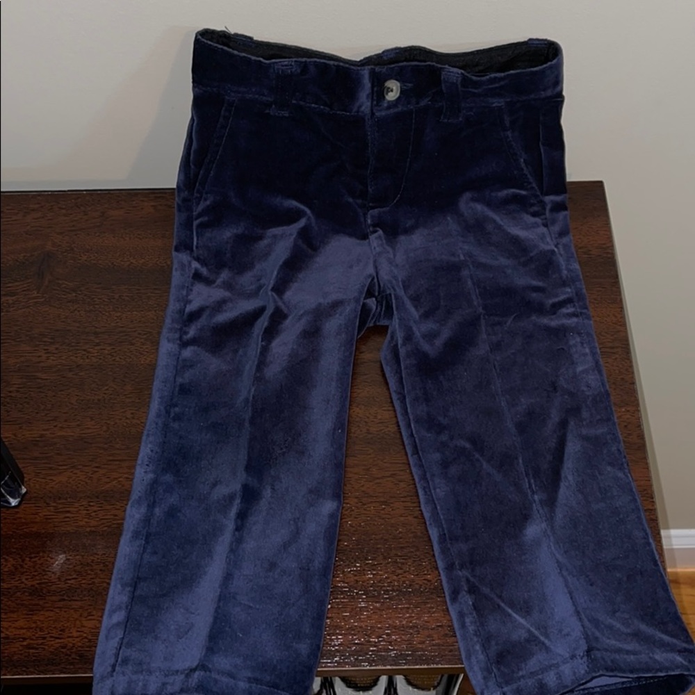 Janie and Jack Velvet pant Size 18 to 24 months